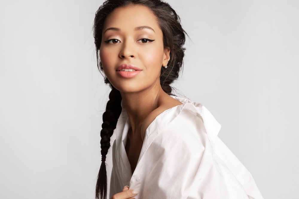 Beautiful,Biracial,Girl,Wearing,White,Shirt,With,Healthy,Glowing,Skin, Sculptra: What Does it Treat?
